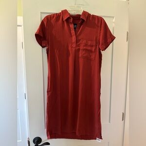 NWT Gap 1/4 button front pocket T-dress size x-small